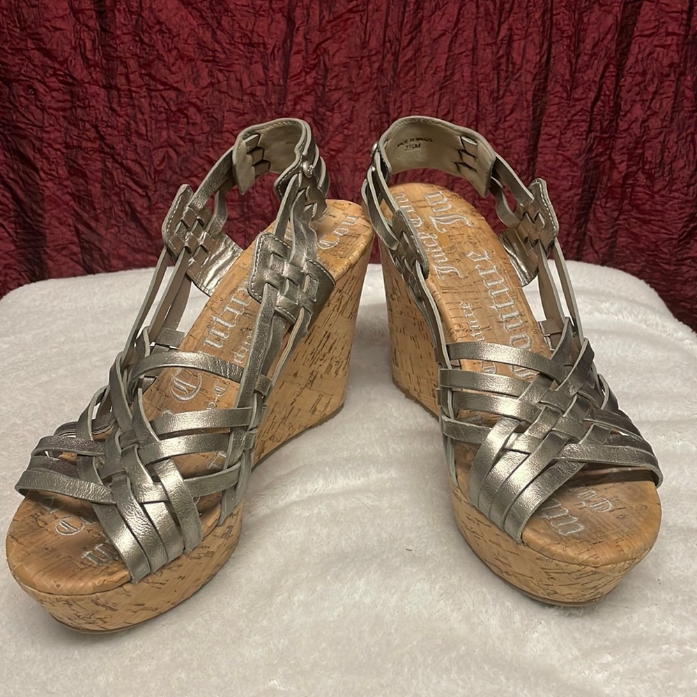 Juicy couture cork heels